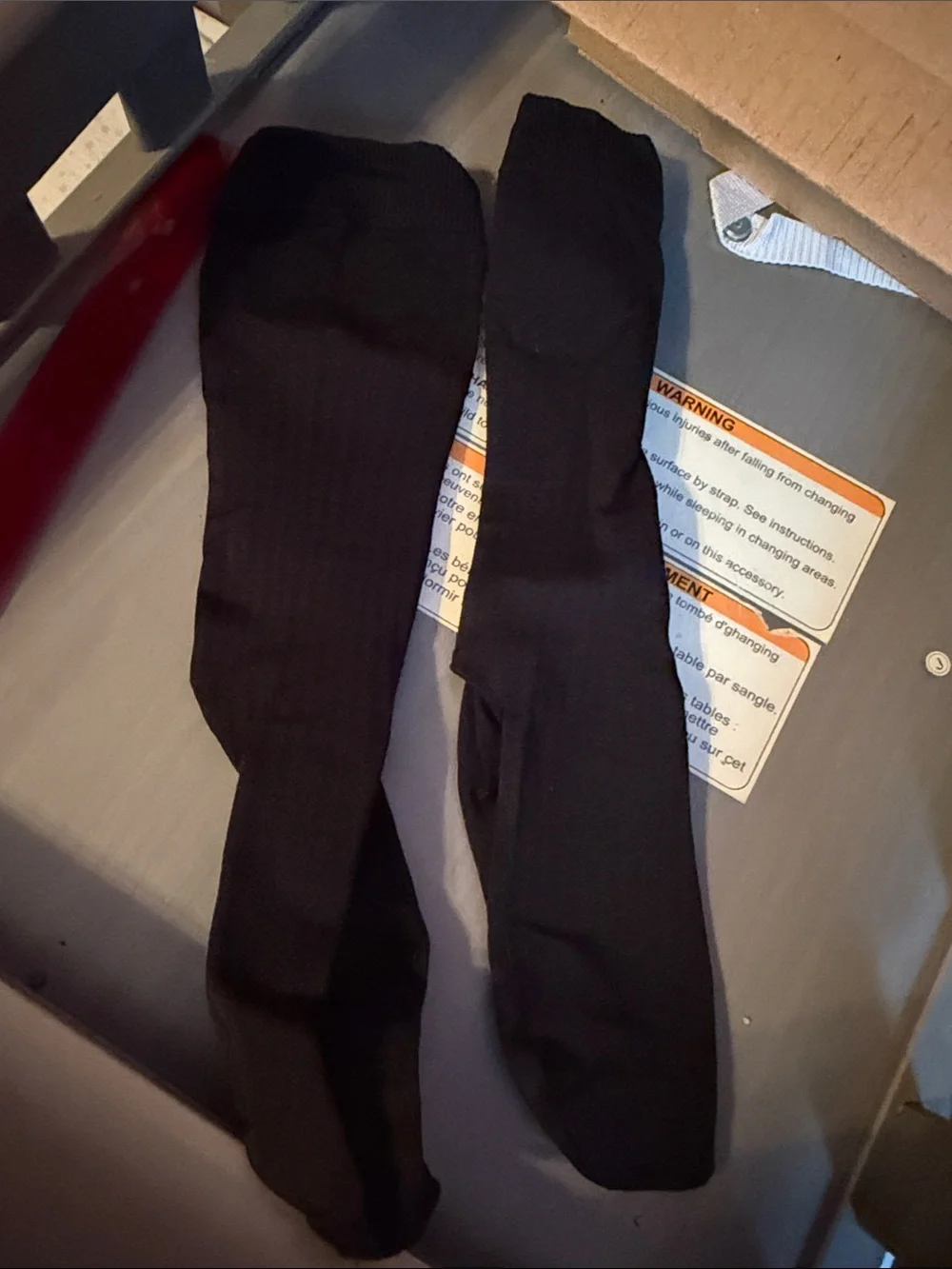 Rejuva Black Fashionable Compression Socks for Women